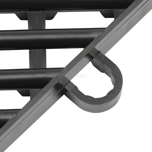 55 PCS 30*30cm Interlocking Deck Tiles Black Anti-Slip PP Deck Tile Modern SALE