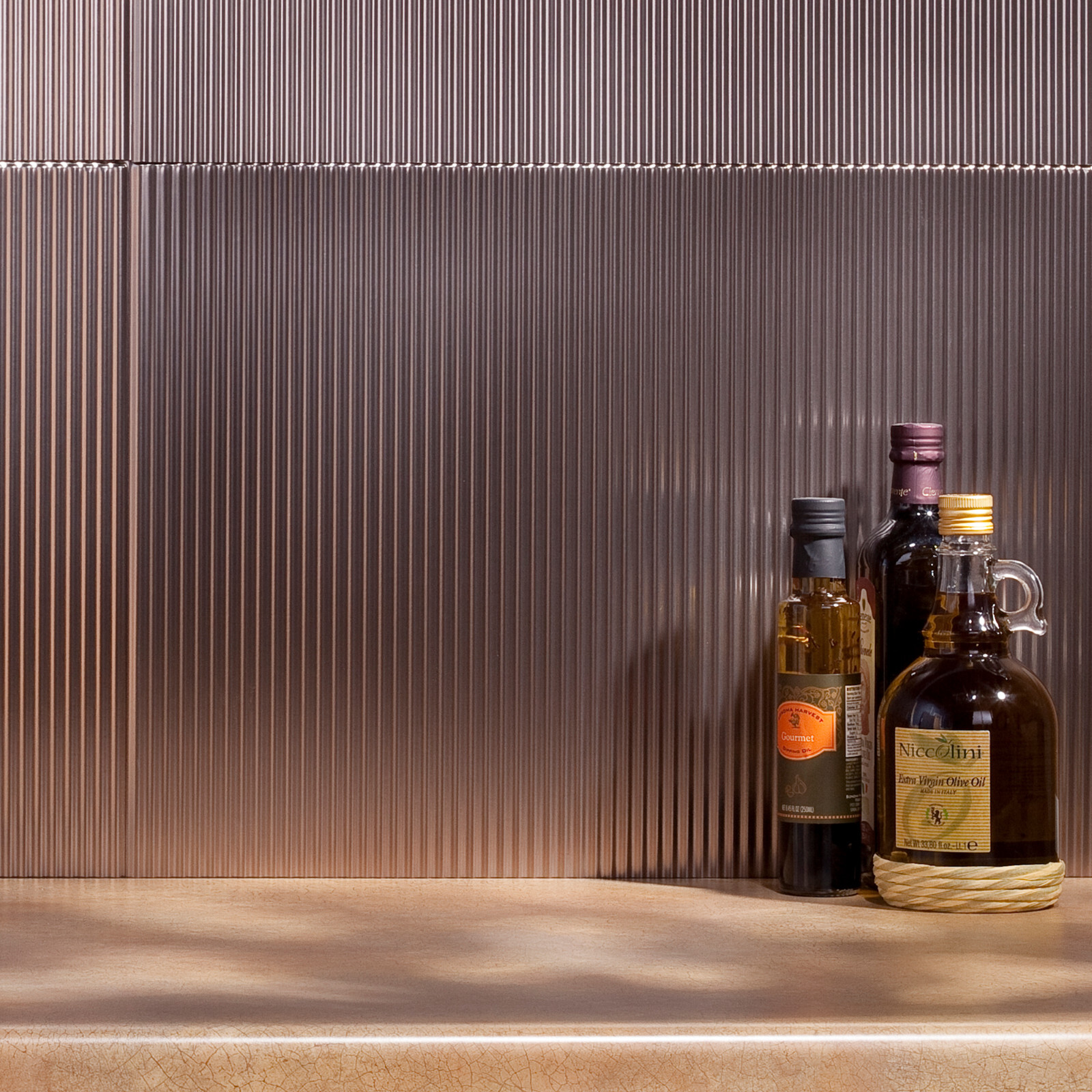 Fasade 18in x 24in Rib Backsplash Panel
