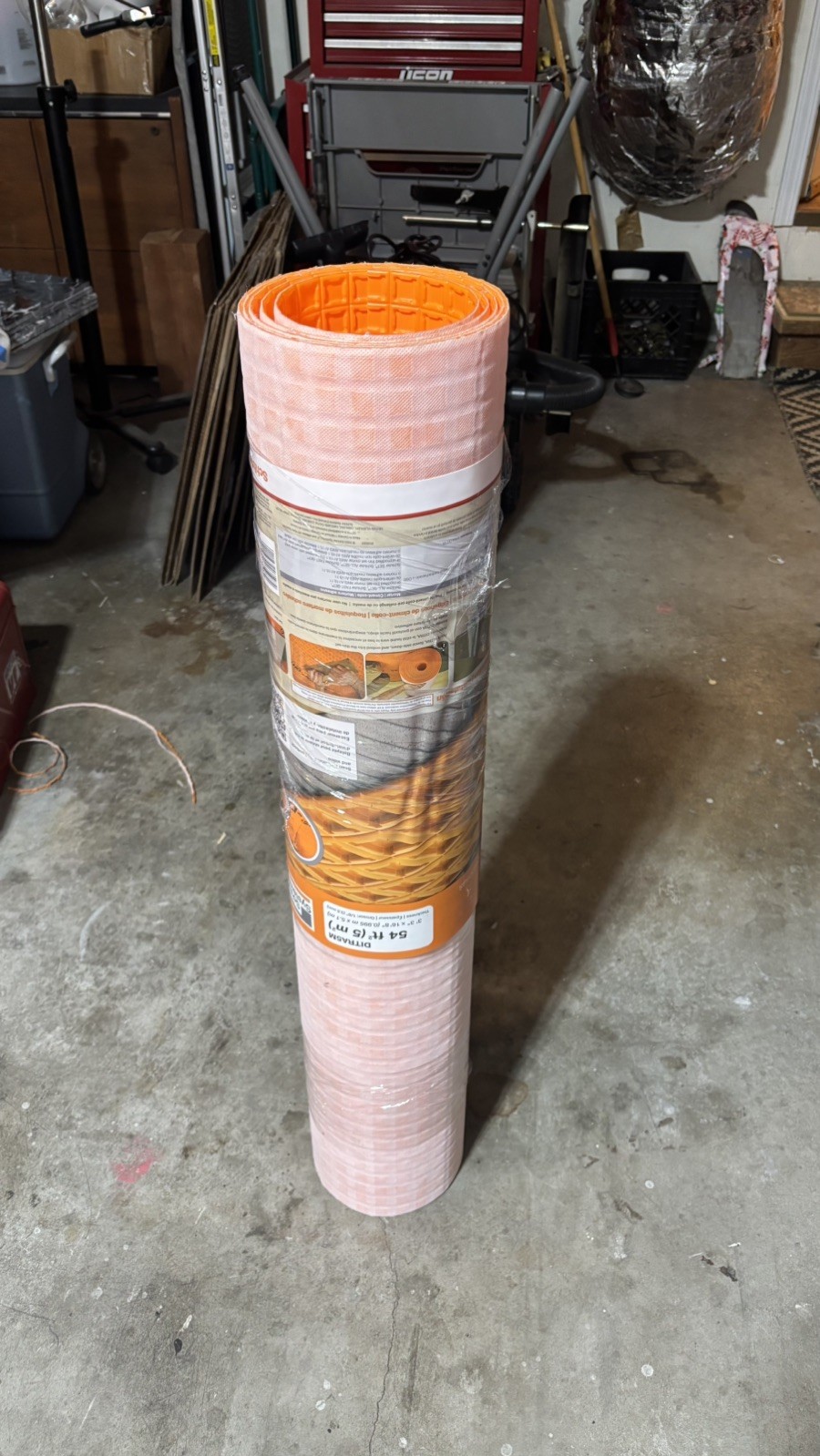 Schlüter DH512M Uncoupling Membrane Roll- REMNANT. 33 sq. ft. total