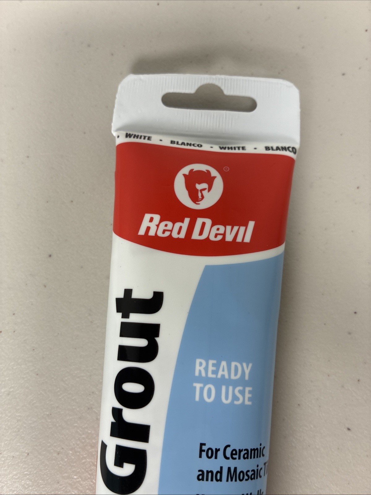 Red Devil Ready to Use White Ceramic/Mosaic Tile Grout 5.5 fl. oz.
