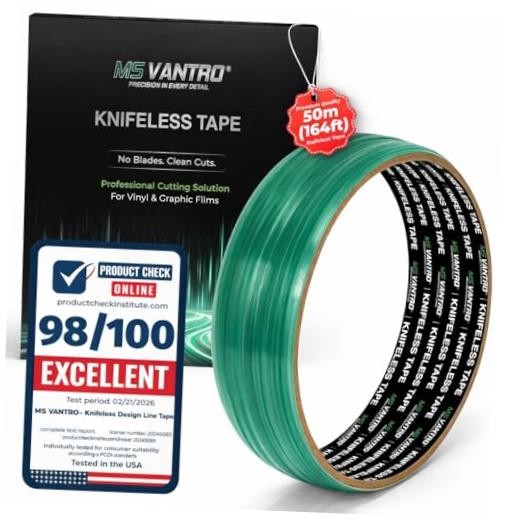Premium Knifeless Design Line Tape 50m (164ft) Vinyl Wrap Cutting 50m 164ft