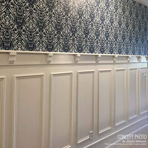Pnl20x24as02 20″w X 24″h X 1/2″p Ashford Molded Scalloped Wainscot Wall