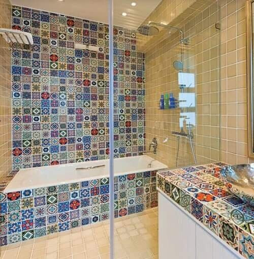 100 4×4 MEXICAN TILES CERAMIC HANDMADE TALAVERA TILES WALL FLOOR DECORATIVE #006