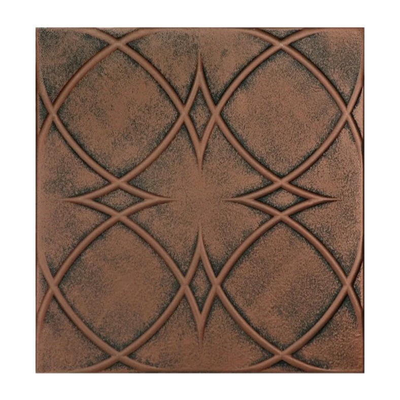 A La Maison Ceilings R82 Circles and Stars Foam Glue-up Ceiling Tiles 48 Pack