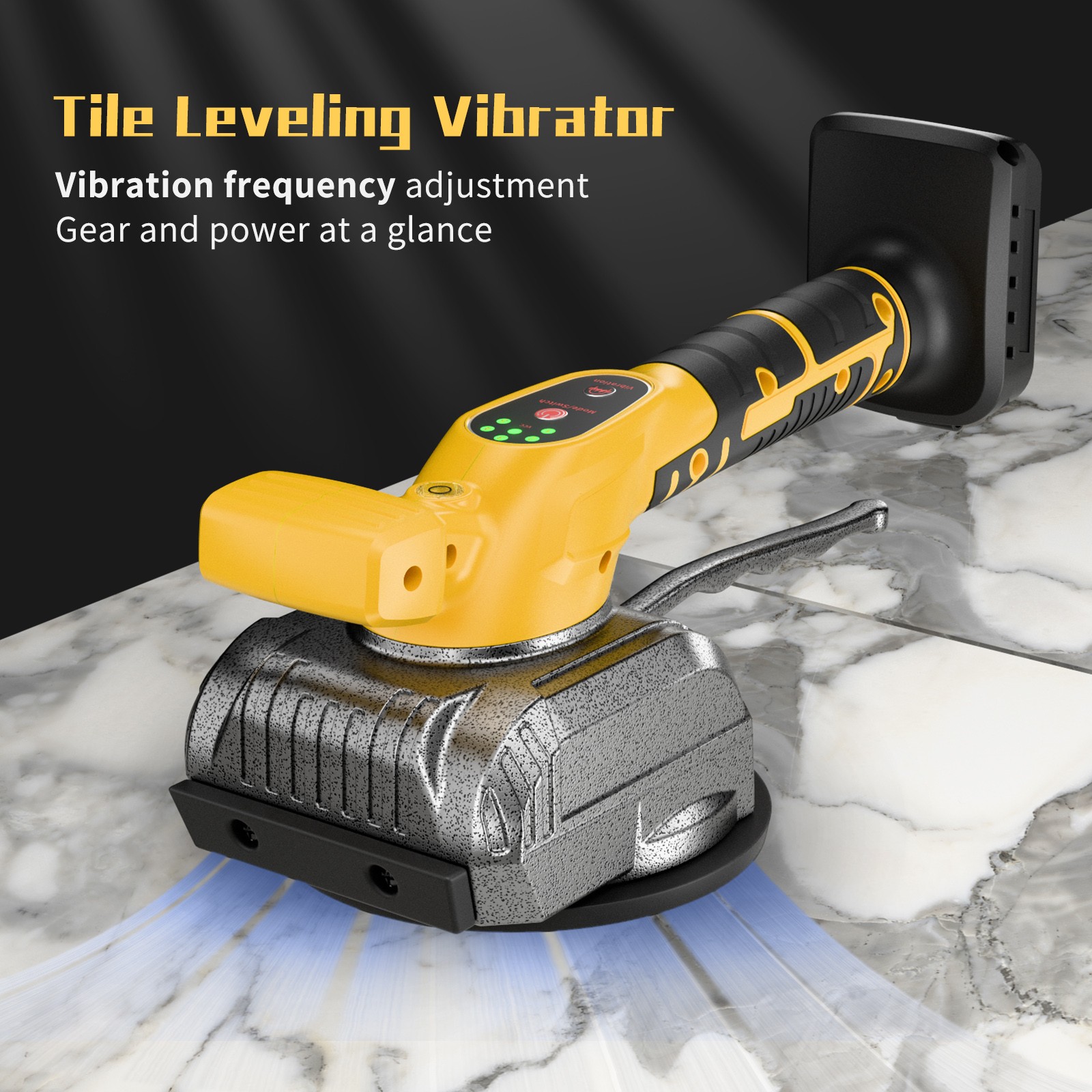 Cordless Tile Vibration Leveling Machine for Dewalt 20V Battery DCB206 DCB208-2