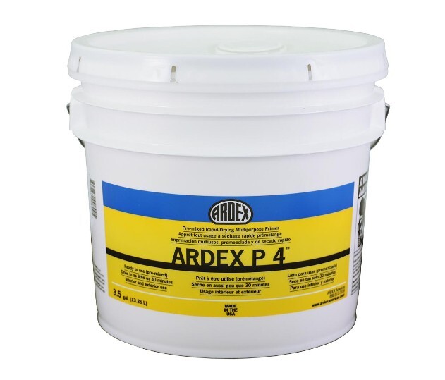 Ardex P4 Multi-purpose Primer, 3.5 Gal (13.2 L) for Interior Exterior Use