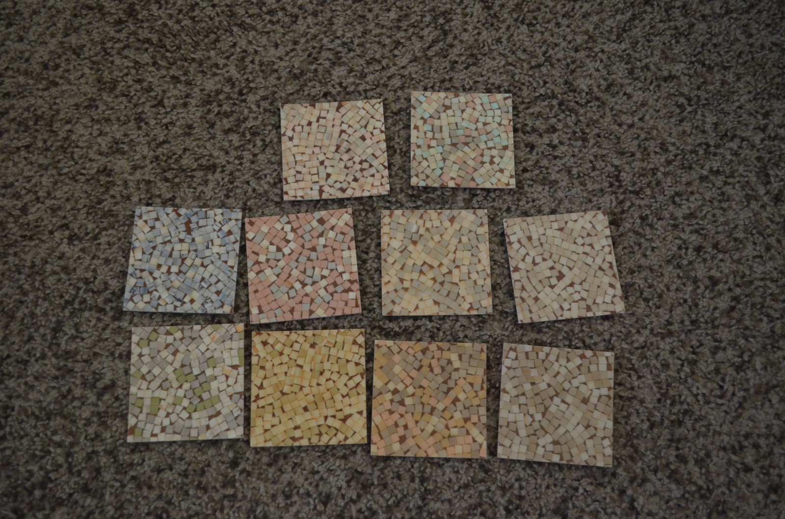 vintage vinyl flooring samples