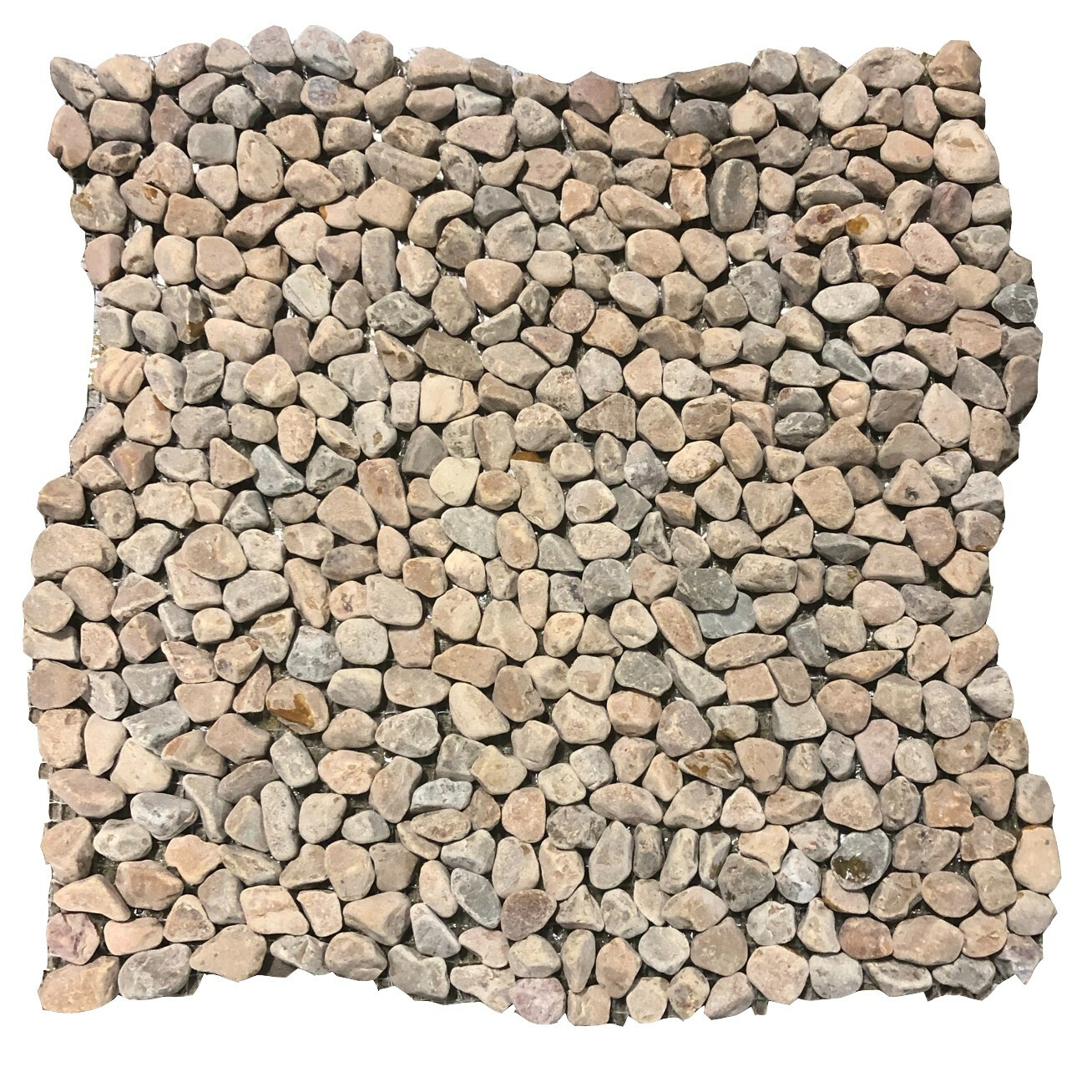 12×12 Tile Taupe Micro Pebble Shower Remodel Stone (10 Square Feet) T-12