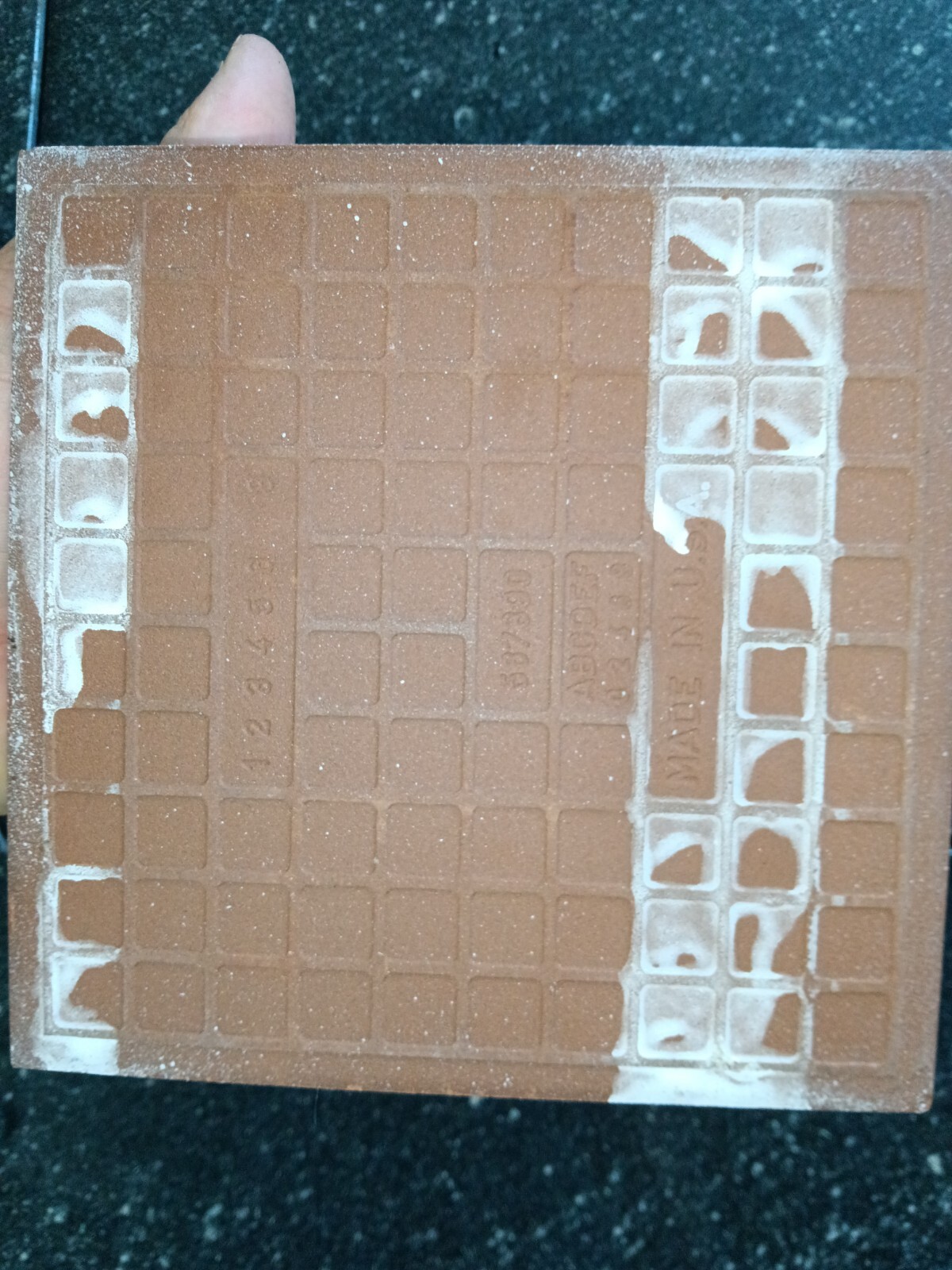 6×6 White Glossy Finish Ceramic Subway Tile Shower Walls Made in Usa 1 piece