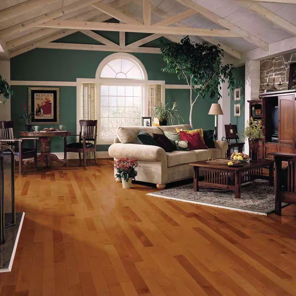 American Home Cinnamon Maple 3/4 In. T X 5 In. W Smooth Solid Hardwood Flooring