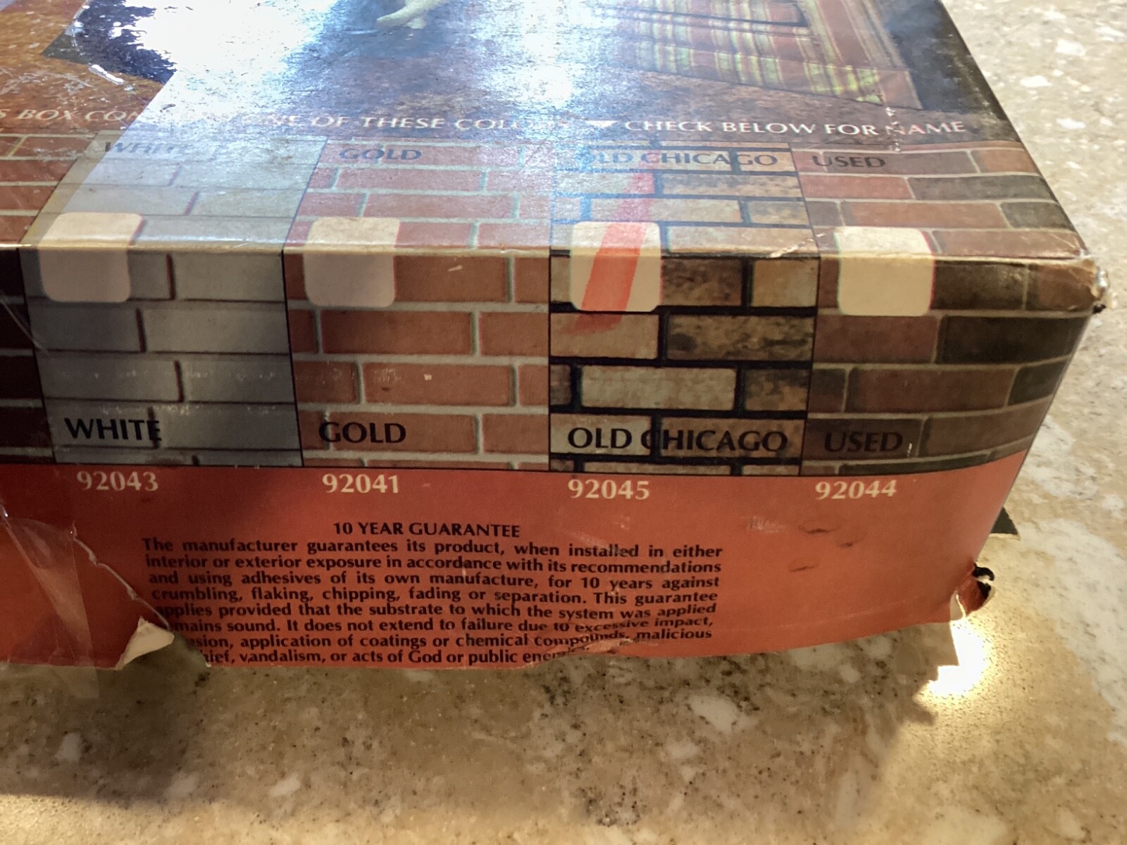 Vintage INCA Antique Standard Old Chicago Facing Brick Z-Brick 25 Bricks