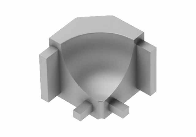 Schluter DILEX-AHK 90 Degree Inside Corner Satin Anodized Aluminum I90/AHK1S/AE