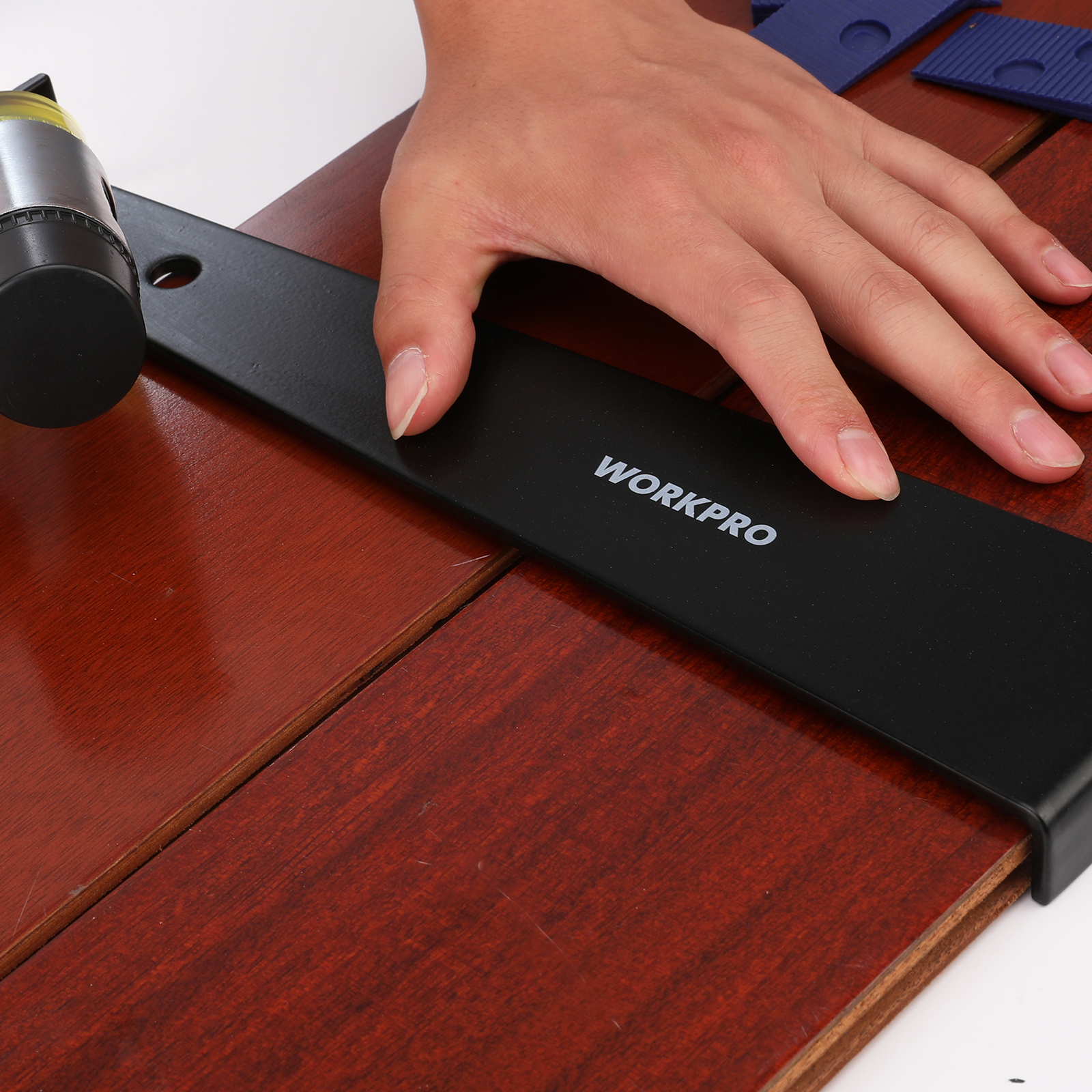 WORKPRO Laminate Flooring Installation Kit- Rubber Mallet with Fiberglass Handle