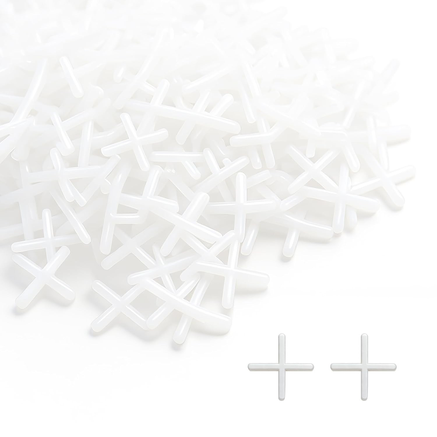 Plastic Tile Spacers 2mm Cross Shape Floor Wall Tiling Leveling Locator 300pc