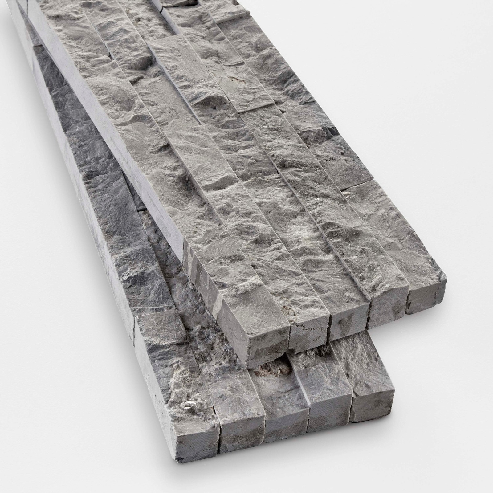 Cruz Bay Studio MKT2765 Slender Strip – 3″ x 12″ Brick Wall Tile – Ashen Grey