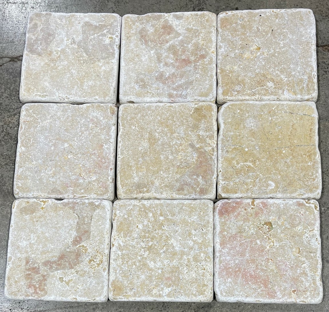 Tile Giallo Reale Natural Stone About 4×4 SAMPLE PIECE TS-92
