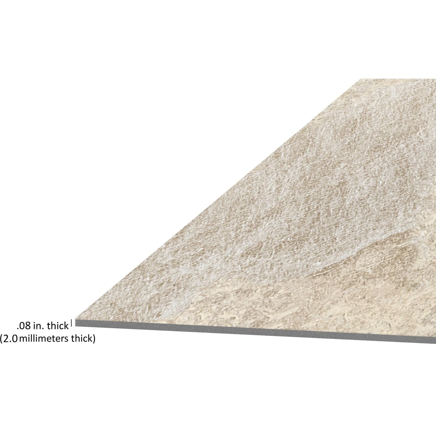 Palazzo Self Adhesive 12-Inch Vinyl Floor Tiles, 20 Rectangular Tiles – 12″ x…
