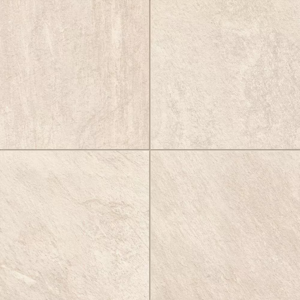 Alpe White 24 In. X 24 In. X 0.75 In. Stone Look Porcelain Paver