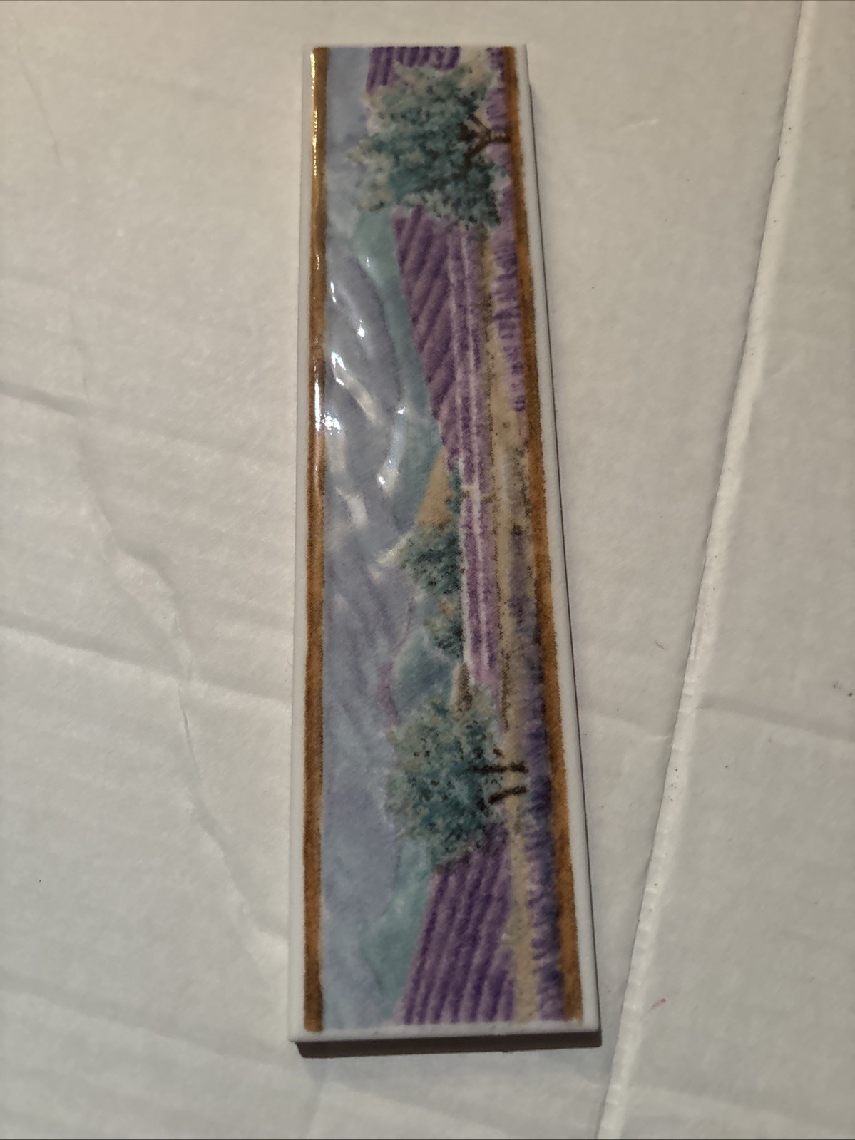 2” X 8” Listello Tile Border Liner -Country Scenery by U-Tile Made In UE (Italy)