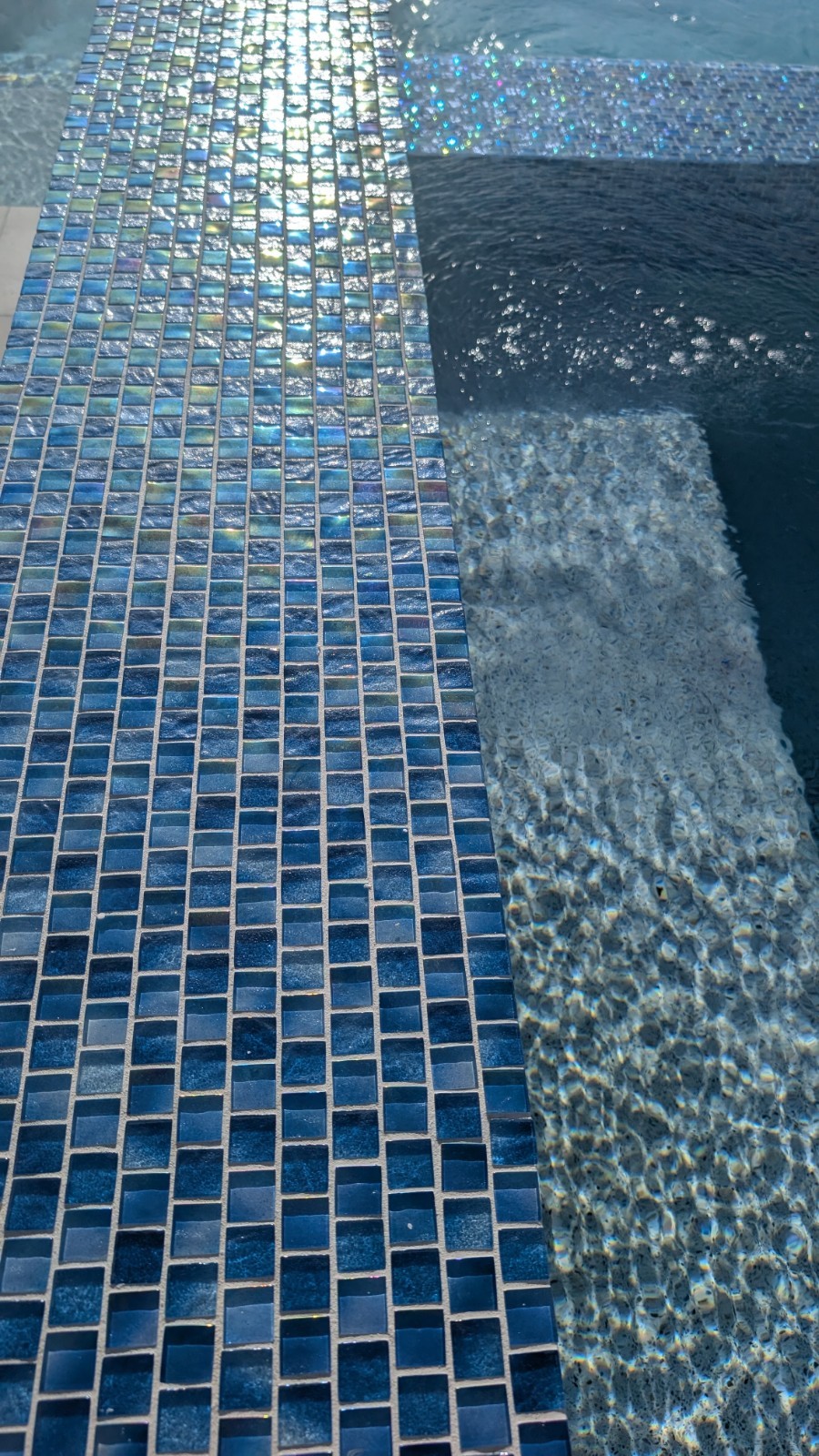 Blue Glass Tile Backsplash 12 X 12 For Pool And Bathroom Mosaic