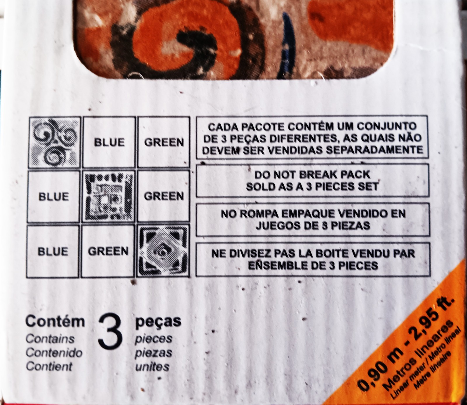 eliane Porcellanato Deco SIENNA COTTO 4 x 12 Tile Panels -19 BOXES- 157′ (ehp21)