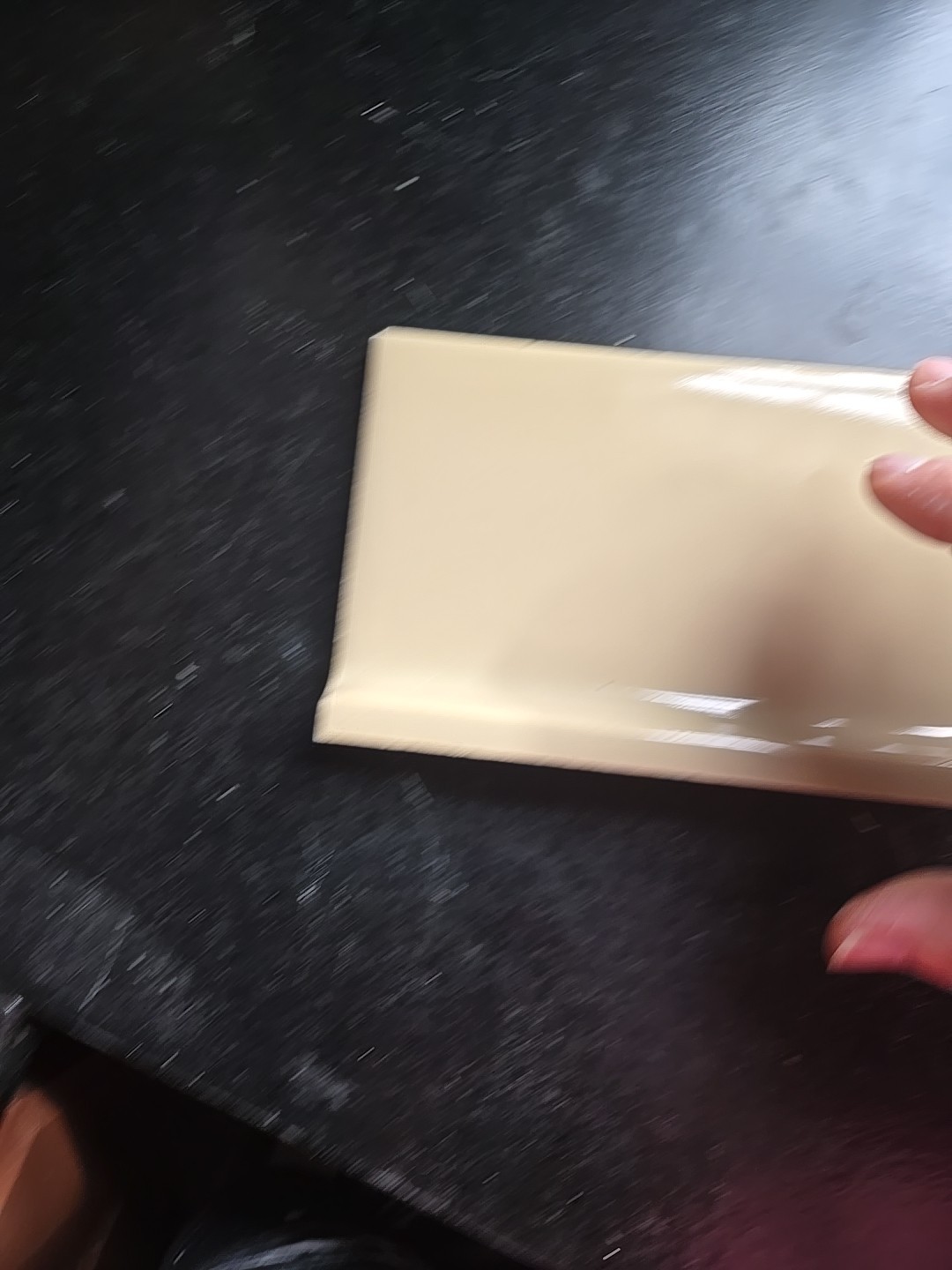 Vintage Cove Base Tannish Green Tile NOS S 6 1/8″ X 3 7/8″