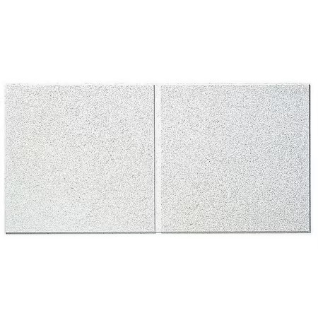 Armstrong 513A Cirrus Ceiling Tile, 24 In W X 48 In L, Beveled Tegular, 15/16