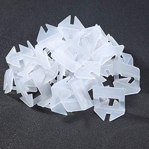Tile Leveling System Clips 400 Pcs 1mm Spacers for Floor Wall Tile Installation