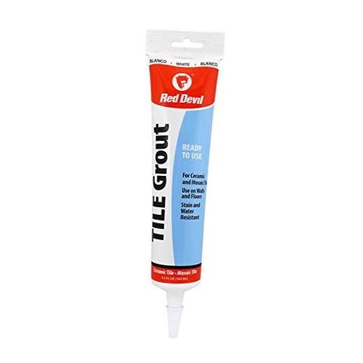 0425 White Tile Grout Squeeze Tube 5.5 oz – Pre-Mixed – 1 Pack