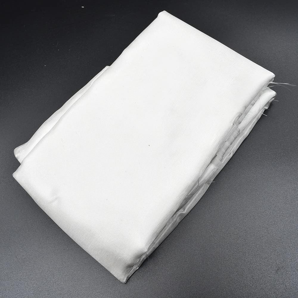 MTYIQS Fiberglass Cloth Plain Weave Glass Fiber 0.85oz 0.03mm White