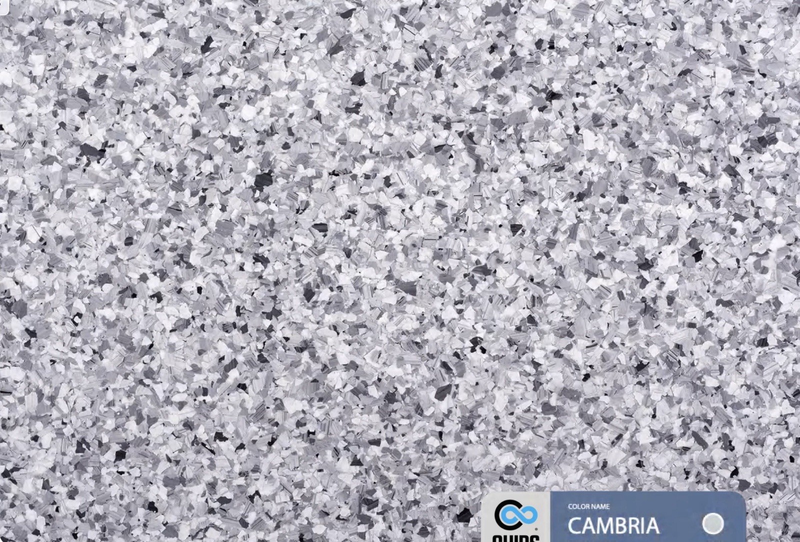 CHIPS FLAKES FOR EPOXY FLOORS OBISPO MIX 1/4” 40 Lb Cs