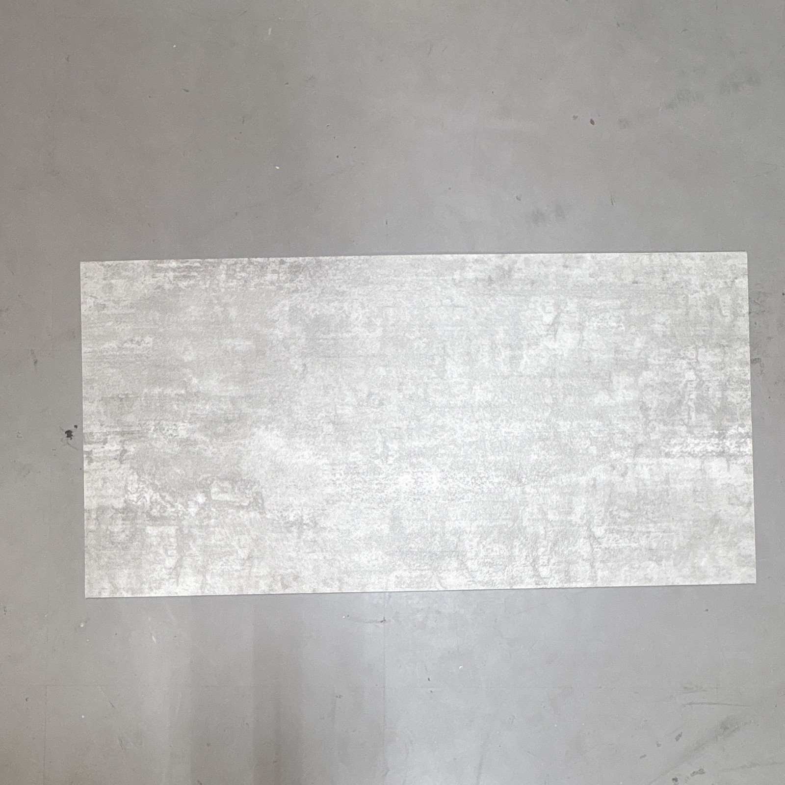12”x24” Gray Concrete Look Dryback Vinyl Flooring Tile 3mm ( New)