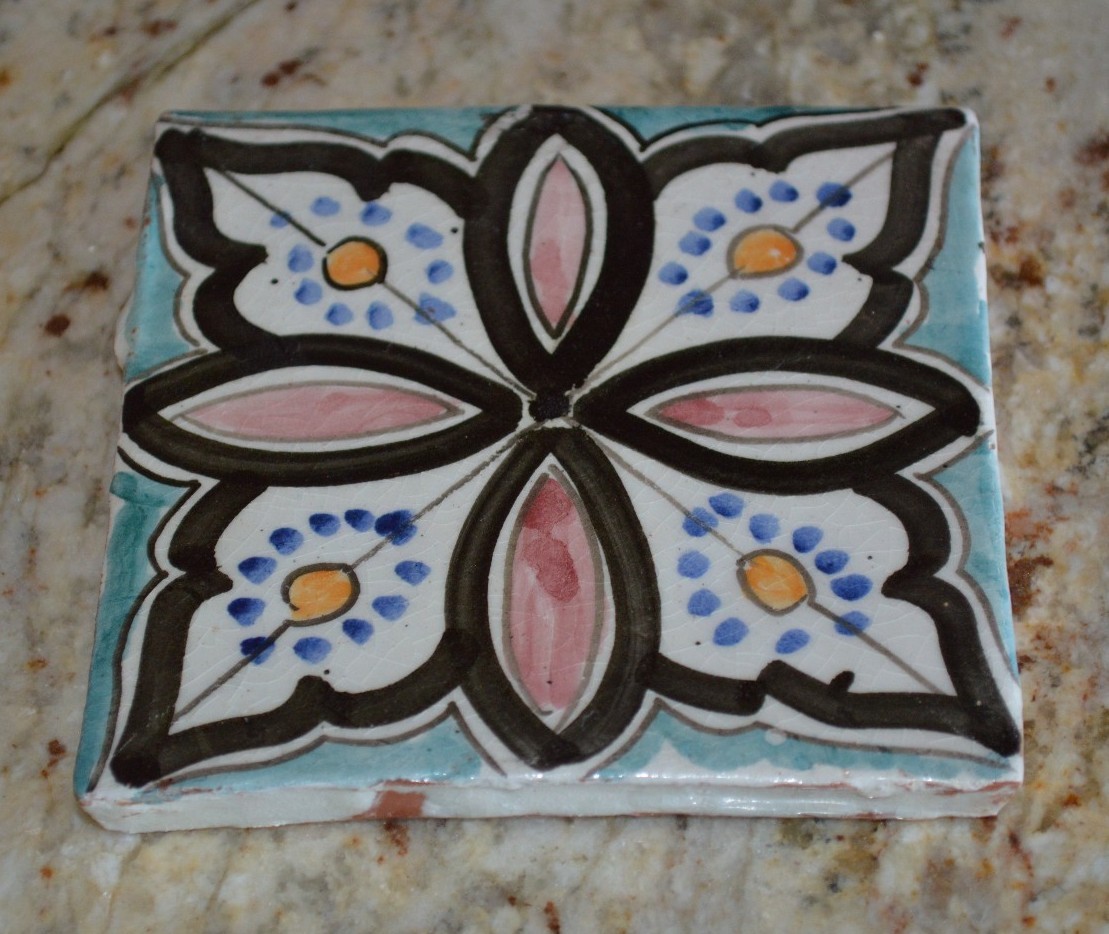 Moroccan Kitchen Tiles Ceramic Mexican Spanish Mediterranean Zellige Mosaic Art