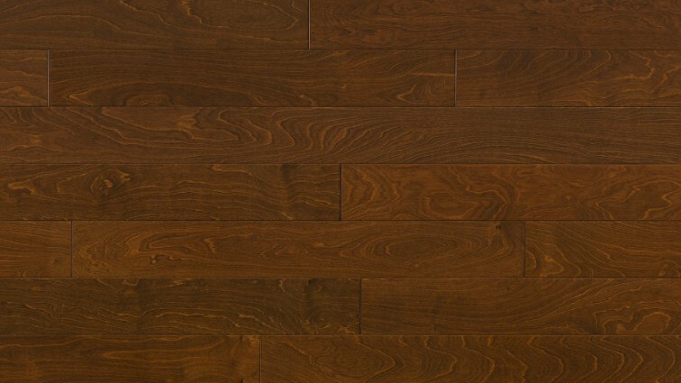 Birch Deep Brown Engineered Hardwood Flooring 2mm Wear Layer