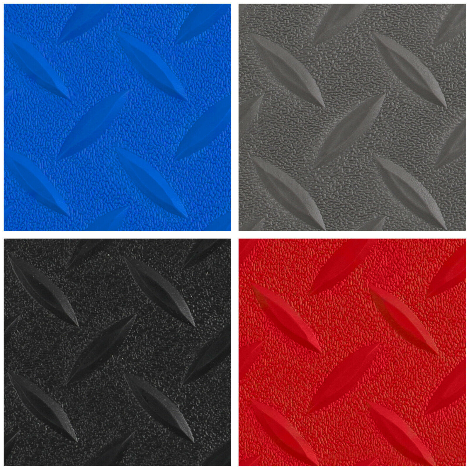 Garage Flooring Tiles Floor Mat Rolls Non-Slip Diamond Trailer PVC Protect Cover