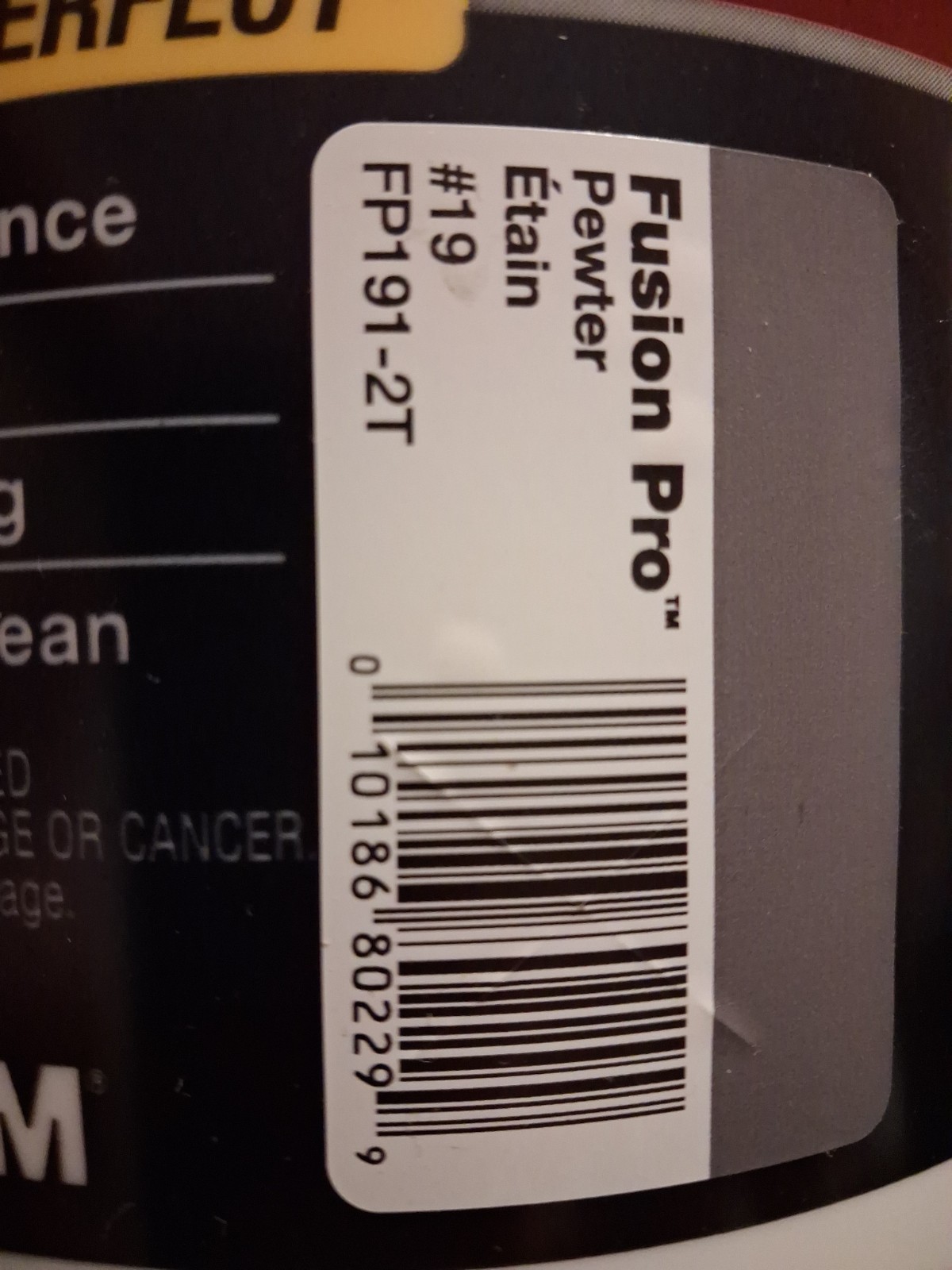 Fusion Pro Single Component Grout Pewter One Gallon Stain Proof & Color Perfect
