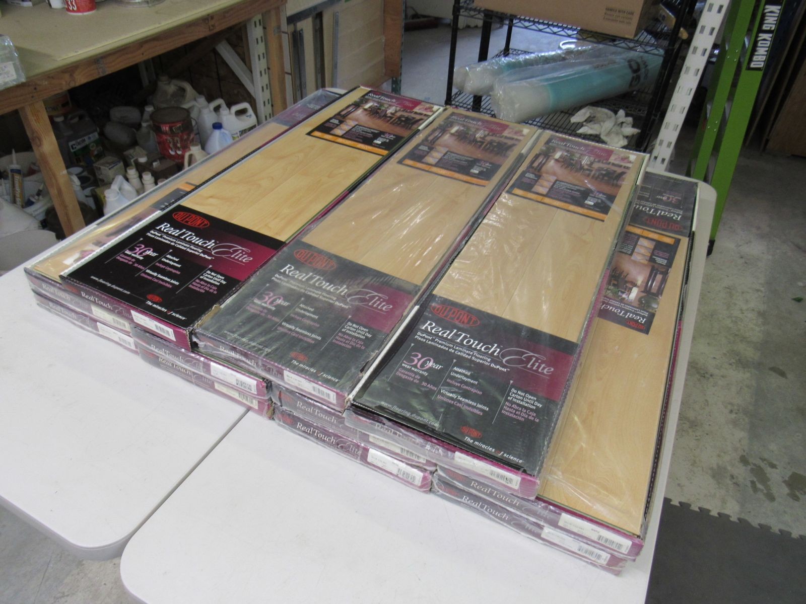 DuPont Real Touch Elite Premium Laminate Flooring Lot of 11 Boxes Maple