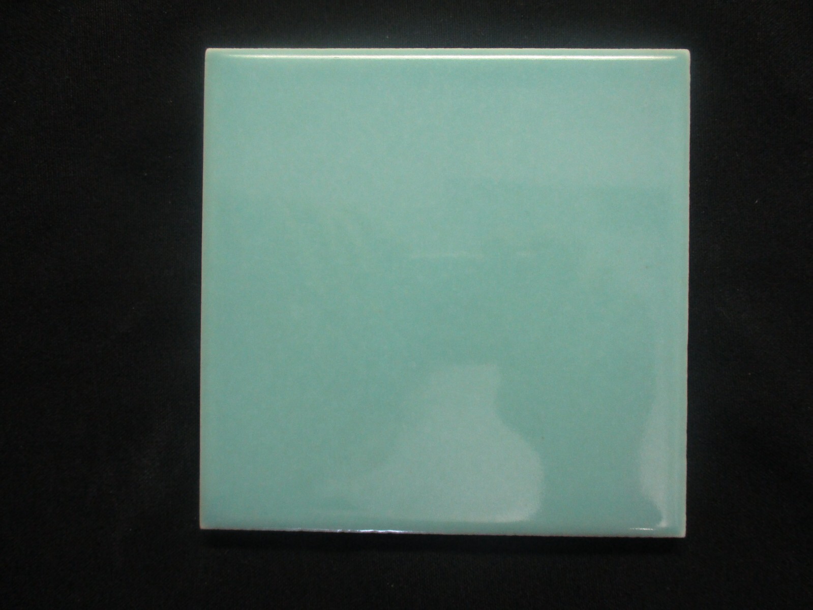 1 Wall Tile Atco USA 4-3/8″ Sq. Aqua Green Turquoise Ceramic 1950s Retro Vintage