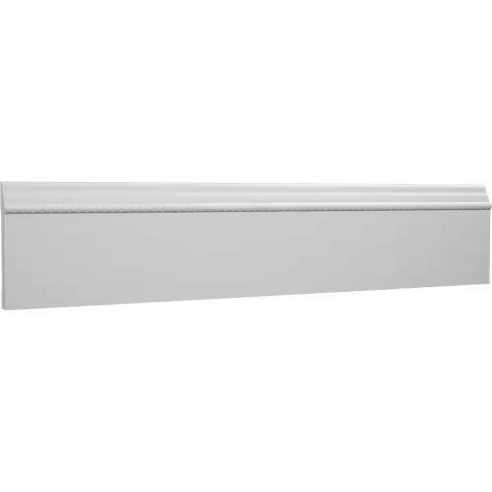 Creations Series 6616 7/16 In. X 3-1/4 In. X 8 Ft. PVC Composite White Base Mold
