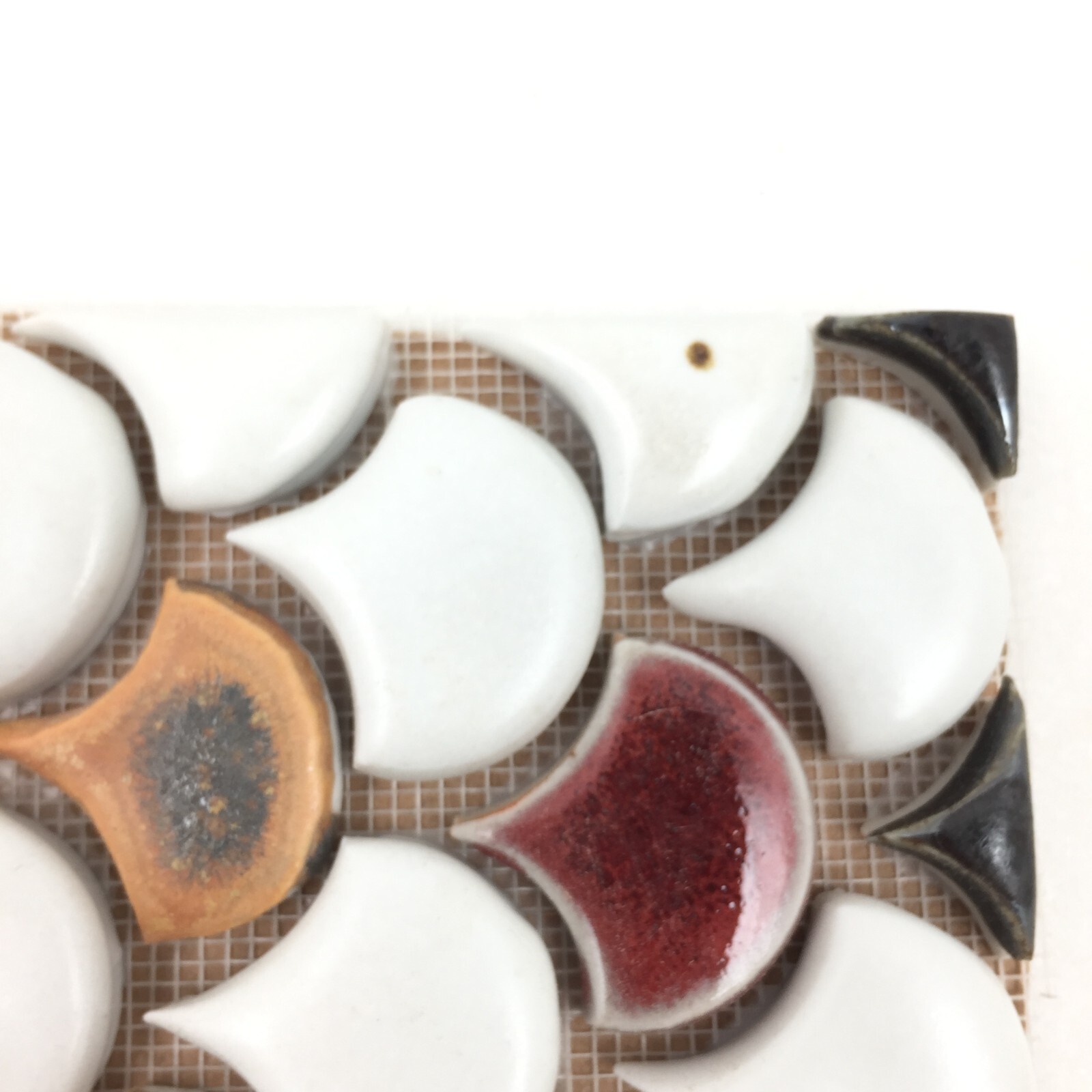 Handmade Ceramic Tile Mosaic Feature Panel Ready To Install 5.75″ x 5.75″ x 3/8″