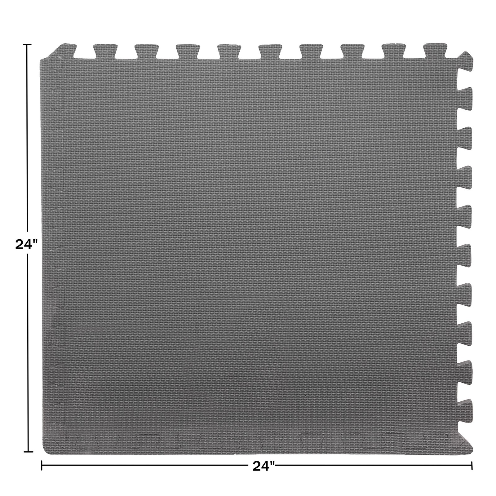 Exercise Floor Mats 2′ x 2′ 6 Pc Cushion for Garage Basement