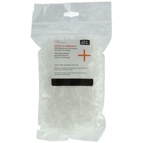 1/8 Inches Wide Tile Spacers for Spacing of Floor or Walls, Hard Style, 500 PCS