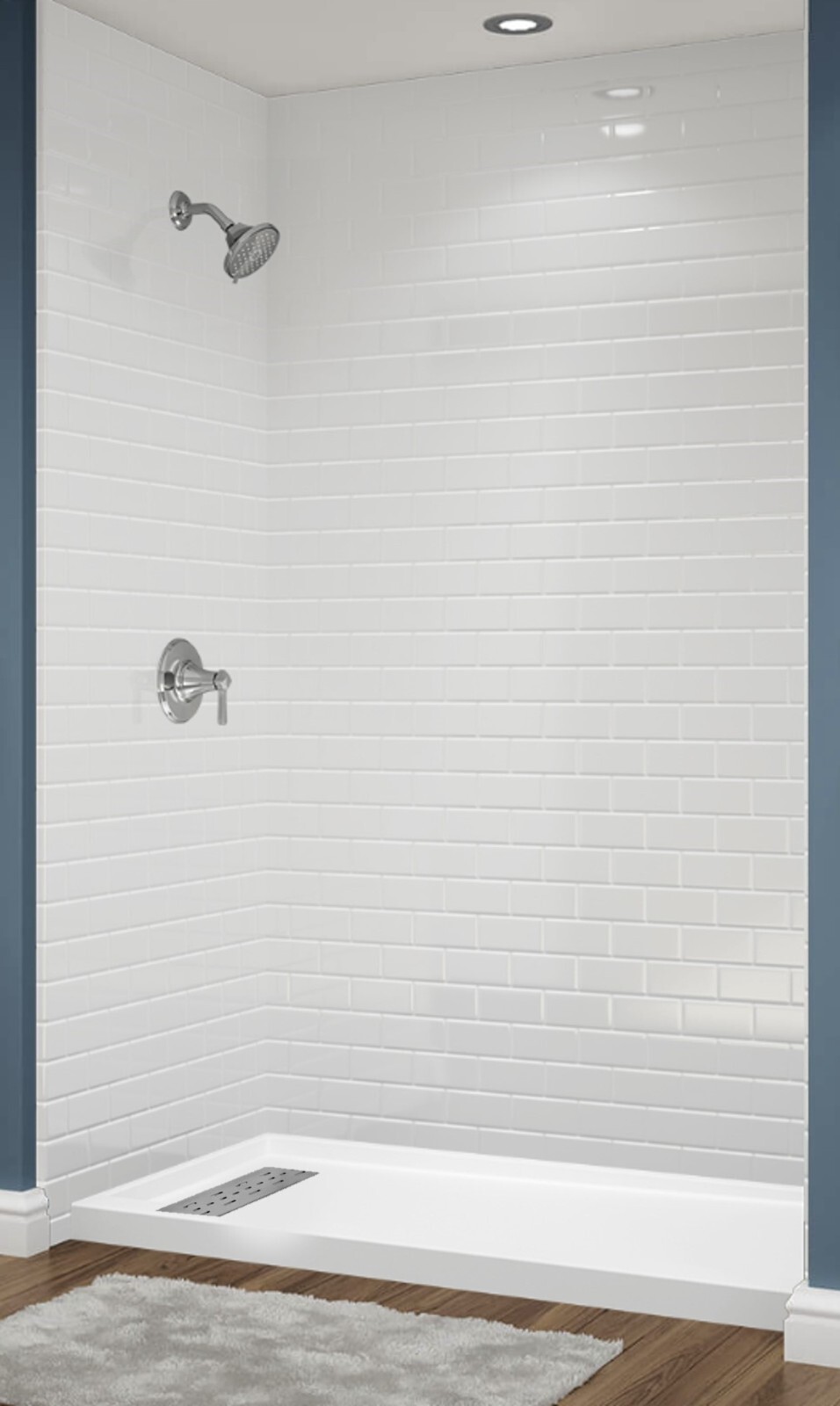 Subway Tile Wall System 60″ x 36″ x 96″