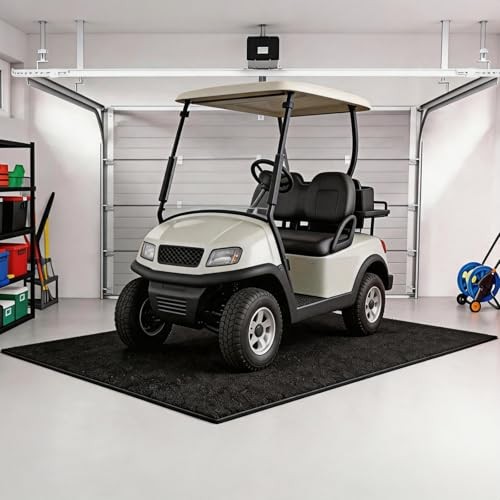 Golf Cart Garage Floor Mat 110in x 59in | Waterproof, Oil Absorbent, Anti-Slip