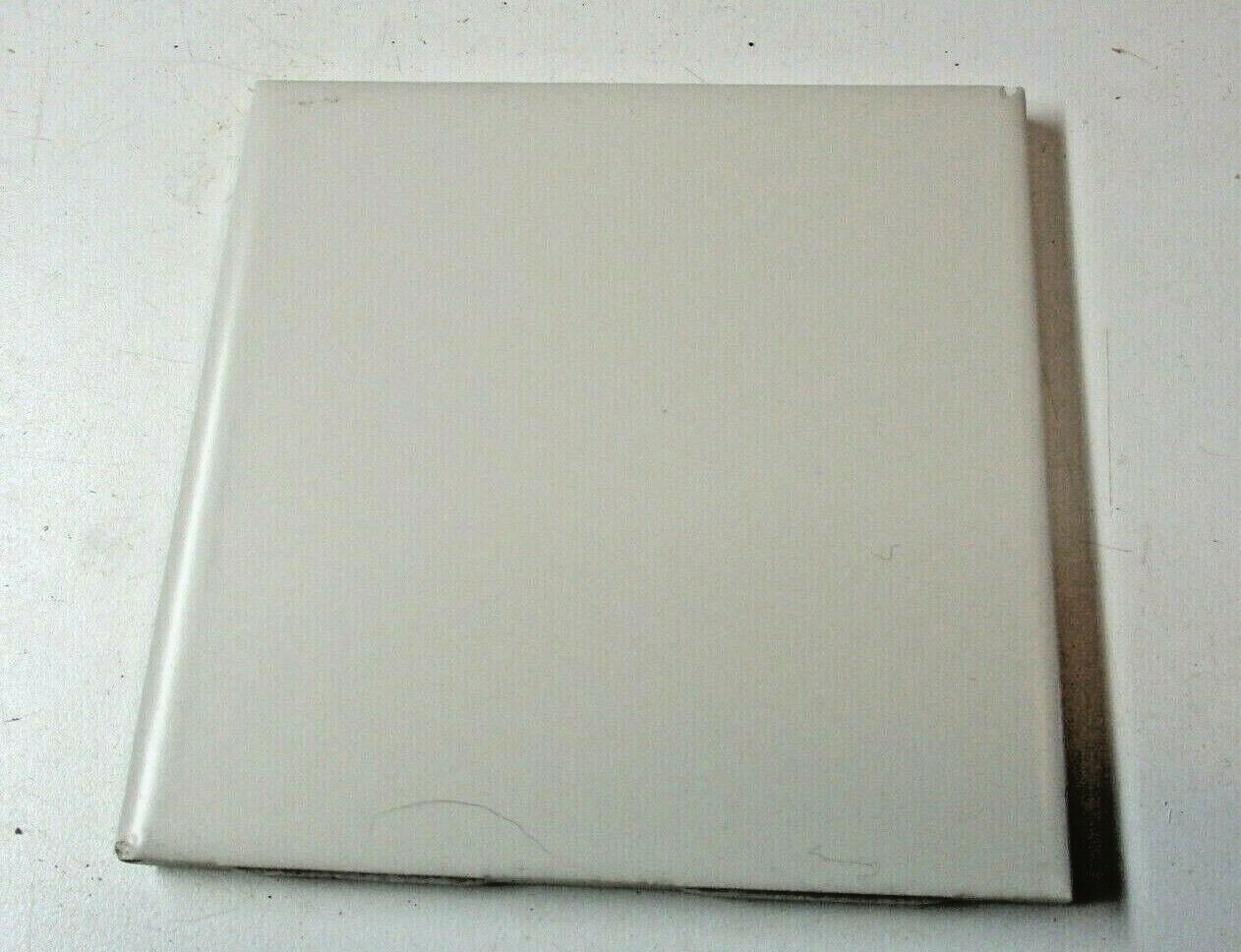 1 Wall Tile Mannington USA 4-3/8″ Square Matte 207 Bone Ceramic Porcelain Vtg