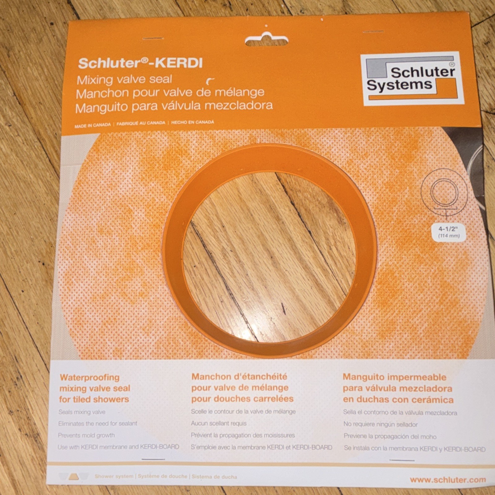 Schluter Systems KERDI Waterproofing Strip Orange 5in x 33ft KEBA100/125/10M