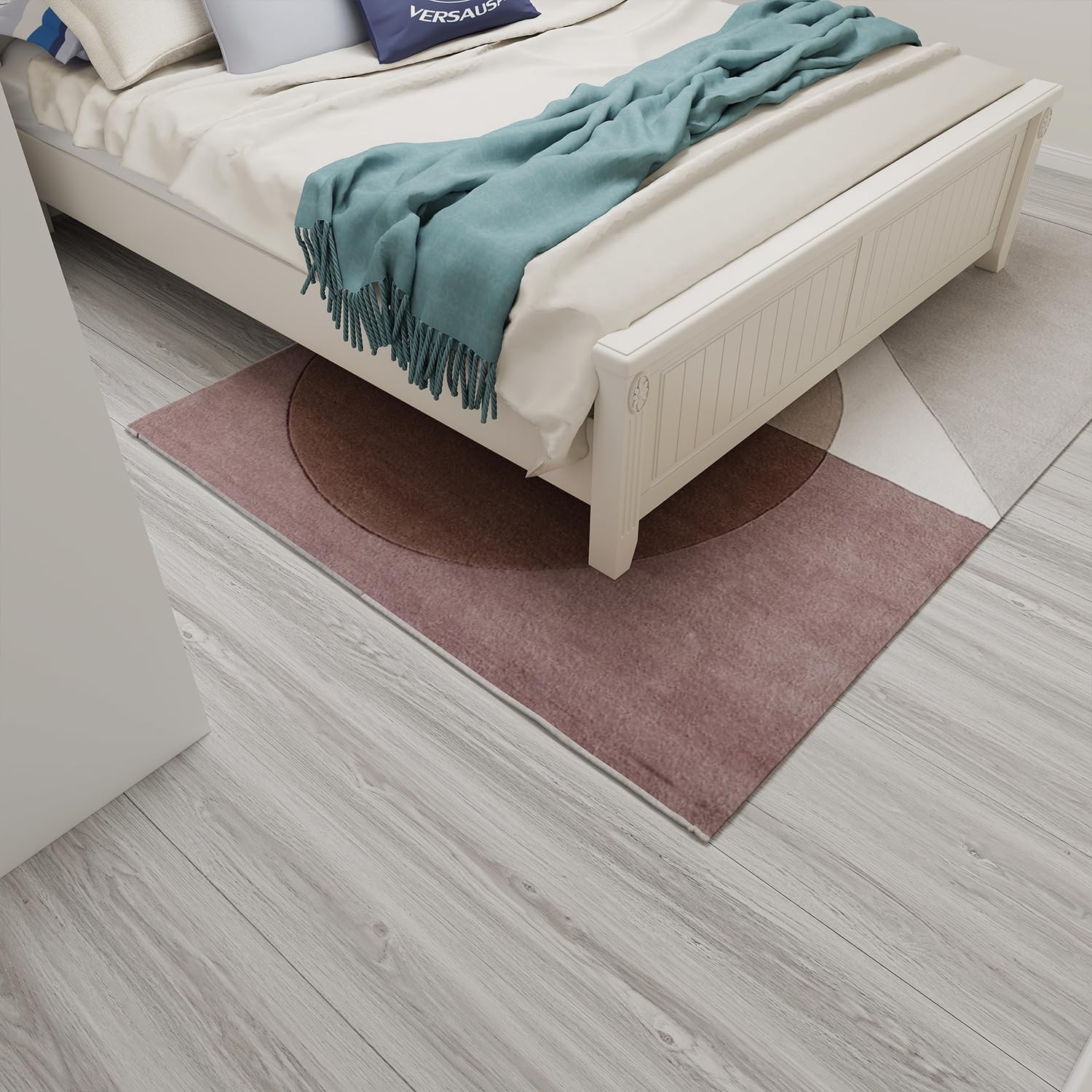 Wood Grain Peel and Stick Floor Tiles – 11.8” Width, Full Roll Length of 118″…