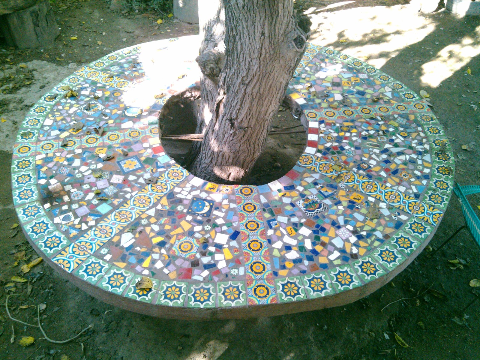 Pounds of Broken Talavera Mexican Ceramic Tile in Mixed Solid Colors #002