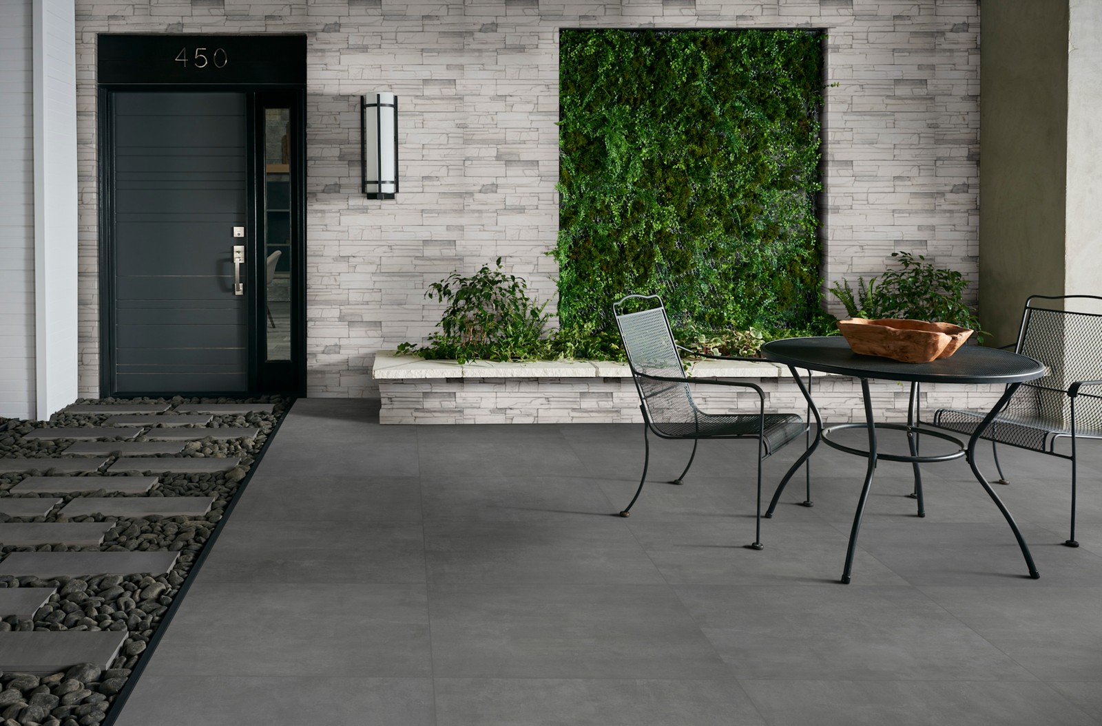 Ackland AKLNPMOD24X24M-CA Modan 24 in. x 24 in. x 0.79 in. Matte – Coal