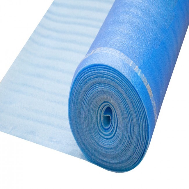 Vapor Barrier Flooring Underlayment for Laminate Floor w/tape 3in1 2mm 1000 sf